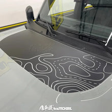 Load image into Gallery viewer, Custom Modified Hood Personality Vinyl Sticker for Ford Bronco | Special KK Film Wrap