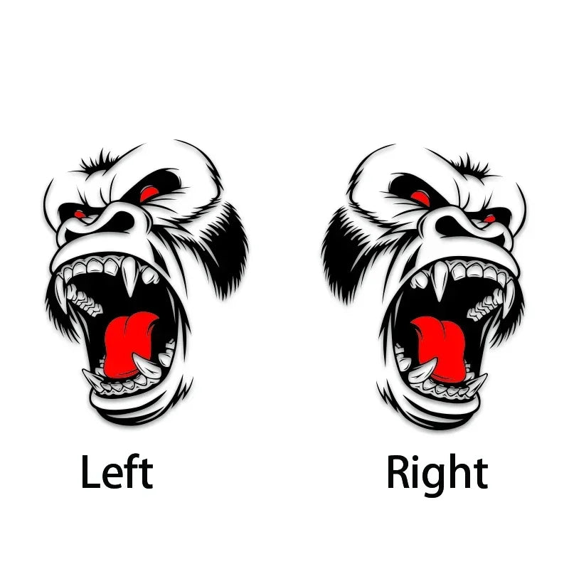 King Kong Gorilla Vintage Grunge Vinyl Graphic Decal – SUV, Truck & Pickup | Hood, Door & Bed Side | Black or White