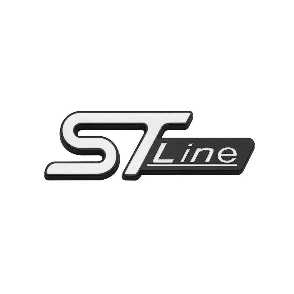 3D Metal ST Line Trunk Badge | Ford Focus / Mondeo / Kuga / Ecosport Emblem