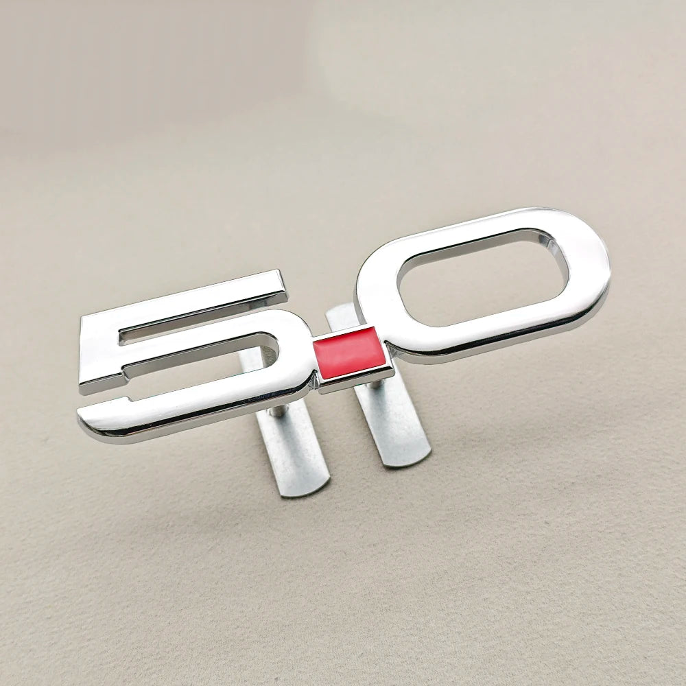 3D Metal 5.0 COYOTE V8 Badge | Grille, Trunk & Fender Emblem for Ford Mustang