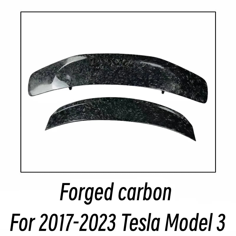 Real Carbon Fiber GT-Style Rear Trunk Lid Lip Spoiler for Tesla Model 3 (2017–2023) | Body Kit