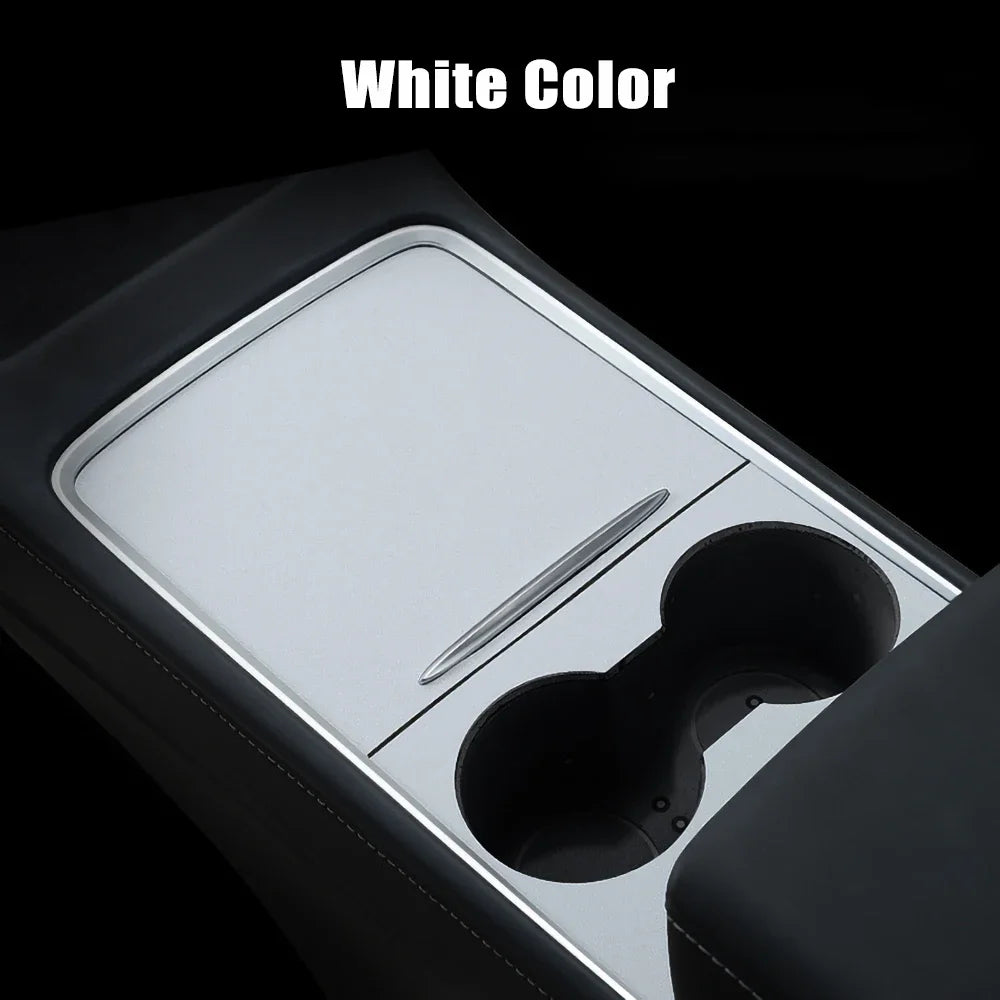 For Tesla Model 3 Y 2021-2023 Center Console Panel Sticker Wood Grain Film Carbon Central Control Cover Car Interior Accessories