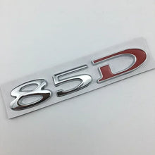 Cargar imagen en el visor de la galería, Rear Boot Trunk Tailgate Emblem Badge for Tesla Model 3 / S / X / Y | 75D 85D 90D 100D Sticker