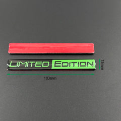 3D Aluminum LIMITED EDITION Emblem Badge Sticker Decal | Universal Car Accessory