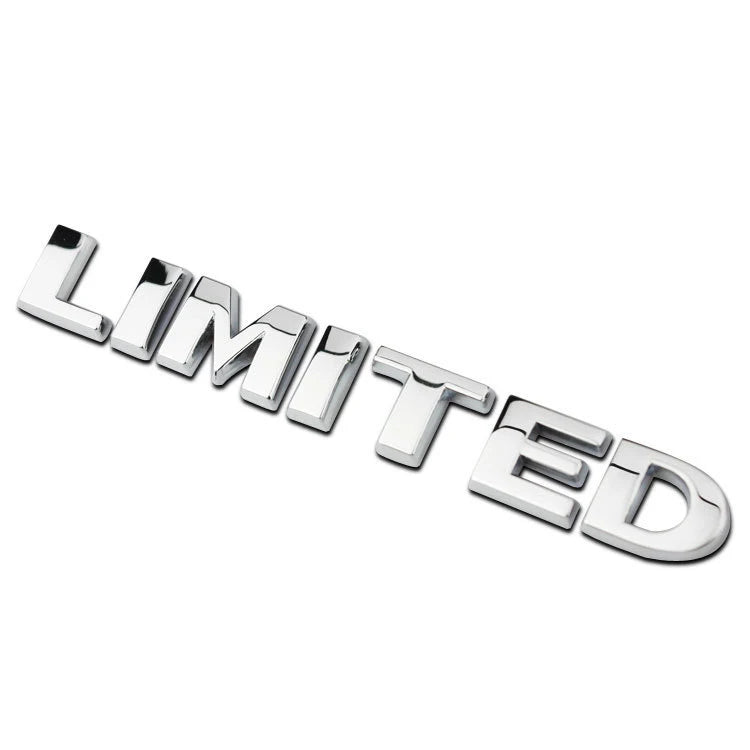 3D Metal Jeep 4x4 / Limited Letters Trunk Emblem Badge Sticker | Grand Cherokee Logo