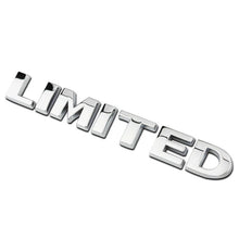 Cargar imagen en el visor de la galería, 3D Metal Jeep 4x4 / Limited Letters Trunk Emblem Badge Sticker | Grand Cherokee Logo