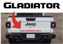 Load image into Gallery viewer, Reflective Matte Hood, Fender &amp; Bedside Letter Decal for Jeep Gladiator JT | Outlined Vinyl Wrap Pair