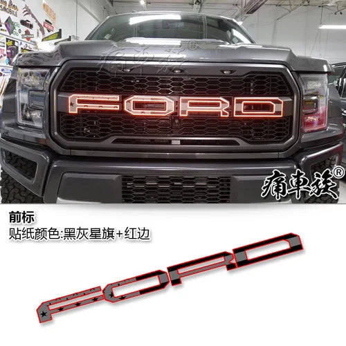 Custom Head Letter Vinyl Decal for Ford Raptor F-150 | KK Film Decorative Sticker