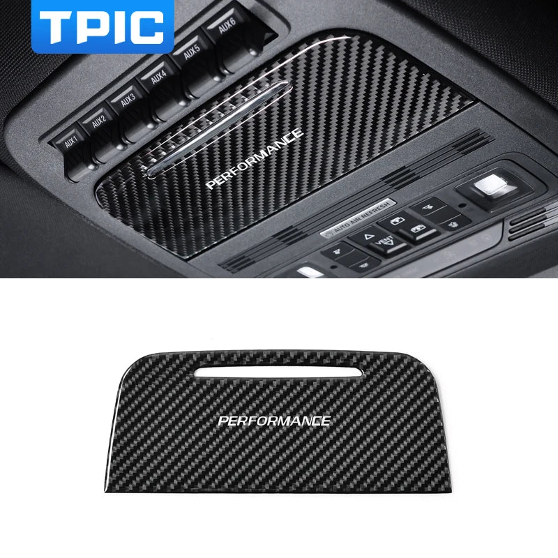 Real Carbon Fiber Glasses Case Trim for Ford F-150 Raptor (2021–2025)