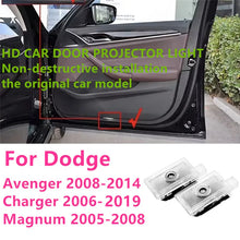 Load image into Gallery viewer, LED Door Logo Projector Welcome Light for Dodge Charger / Challenger | Ghost Shadow Puddle Light