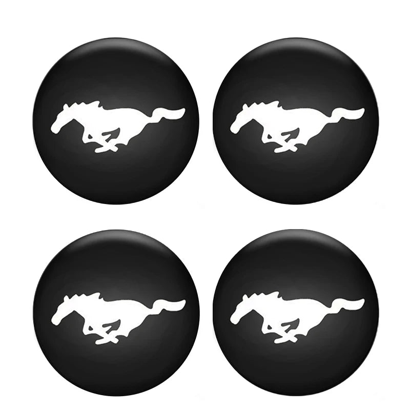 20mm Car Lock Keyhole Dustproof Decal Stickers for Ford Mustang / Bronco / Fiesta / Focus | 4-Piece