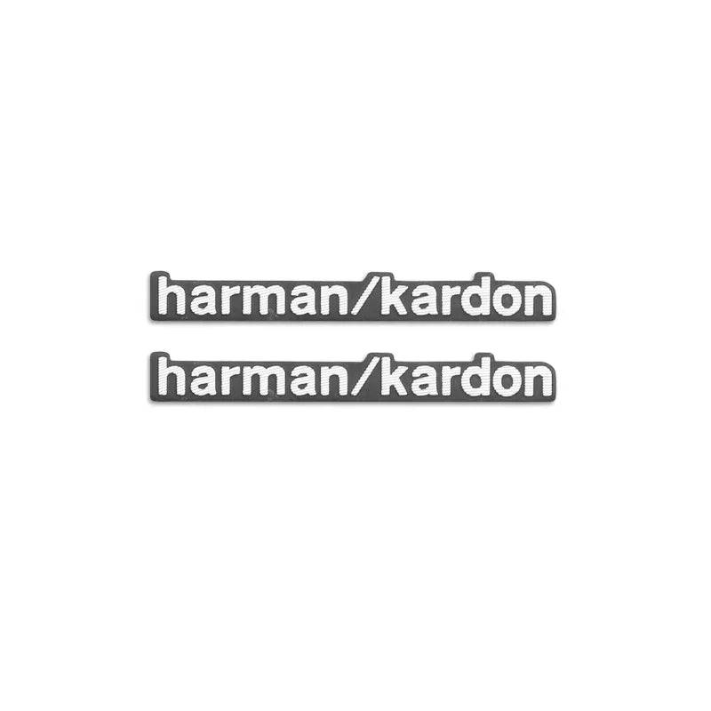 Harman Kardon 3D Aluminum Sticker Decal for Mercedes-Benz / BMW / Land Rover / Volvo | Speaker Badge