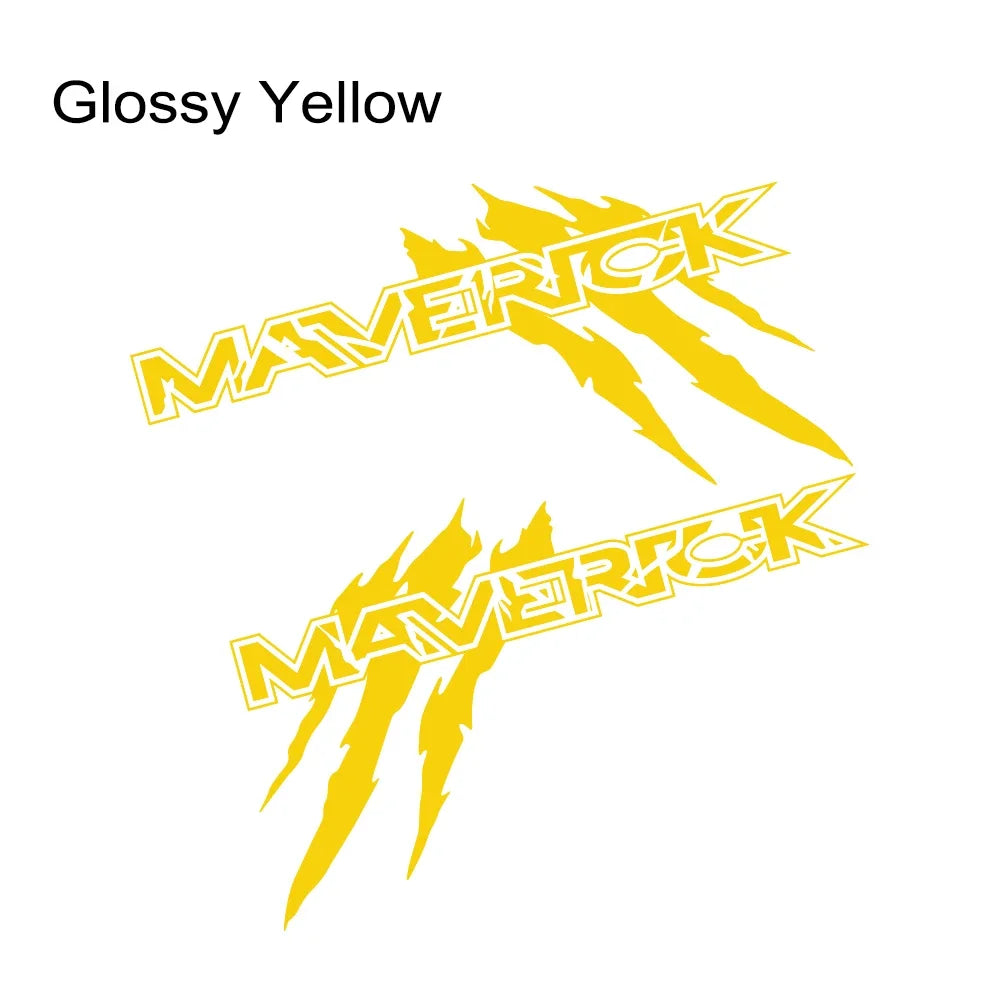Ford Maverick Claw Style Pickup Bed Side Graphic Kit – Vinyl Decal (2 Pcs) | XLT, XL, V8 | 4 Sizes, 11 Finishes
