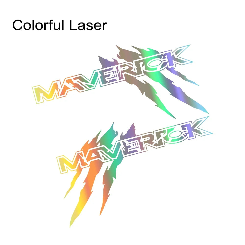 Ford Maverick Claw Style Pickup Bed Side Graphic Kit – Vinyl Decal (2 Pcs) | XLT, XL, V8 | 4 Sizes, 11 Finishes