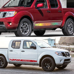 Racing Sport Door Side Decal for Nissan Frontier NP300 / Nismo | Vinyl Pickup Truck Sticker 2-Pack