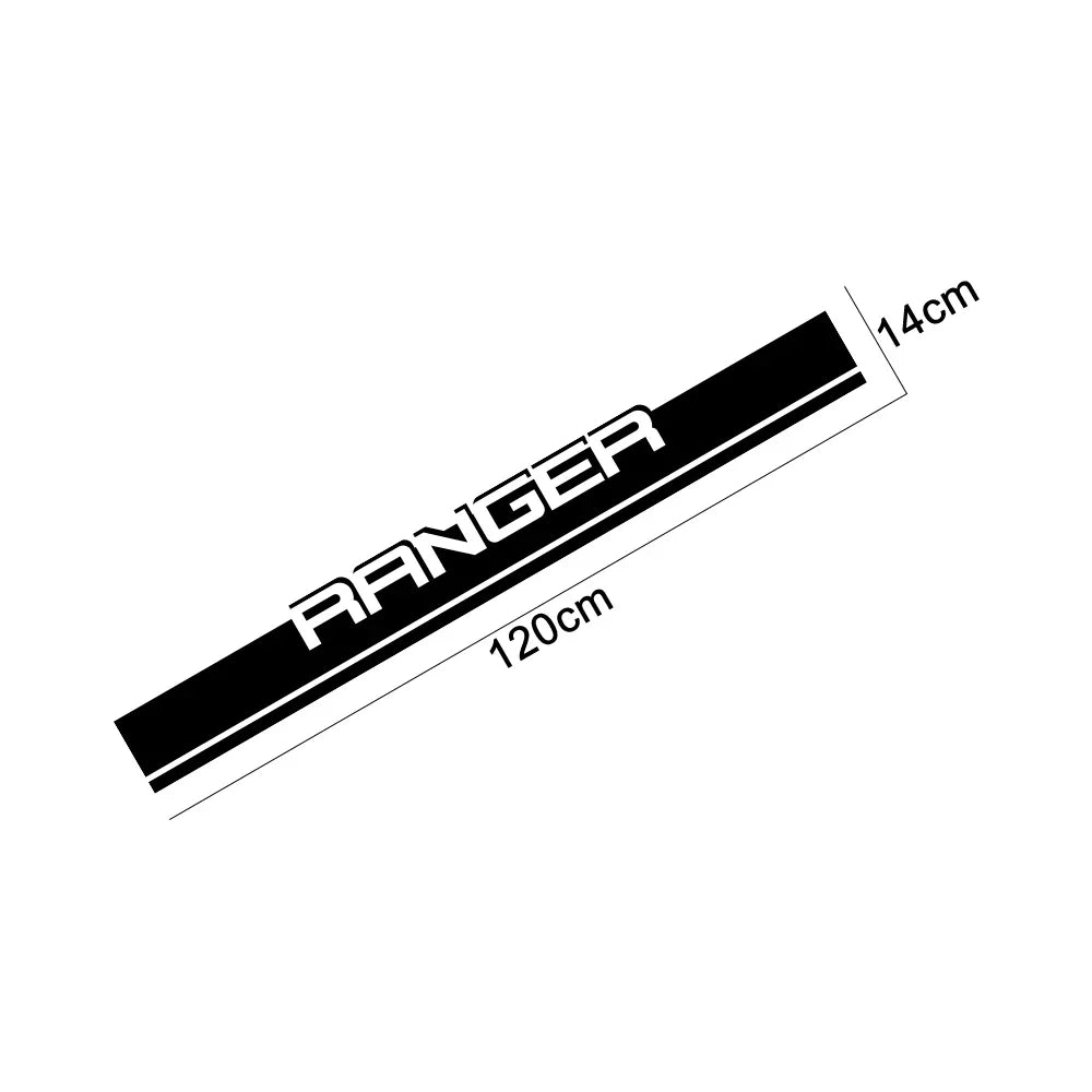 Hood Stripe Kit Decal for Ford Ranger Raptor | Vinyl Truck Bonnet Sticker