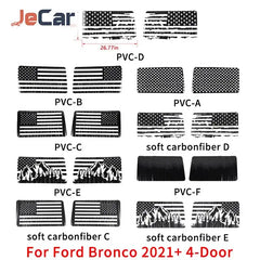 Rear Window Tint Decal Ornament for Ford Bronco (2021+) | PVC Privacy Sticker