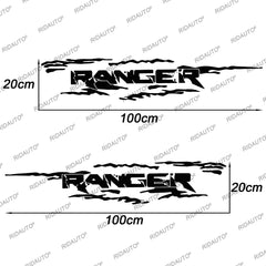 Door Side Sticker for Ford Ranger Raptor / XLT / XL / Lariat T6-T9 (2012-2025+) | Vinyl Decal