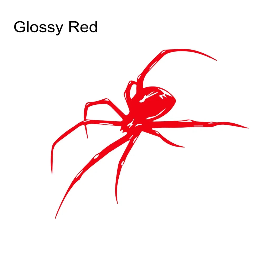 Mysterious Spider Pattern Vinyl Car Sticker | Universal Auto Body Decal