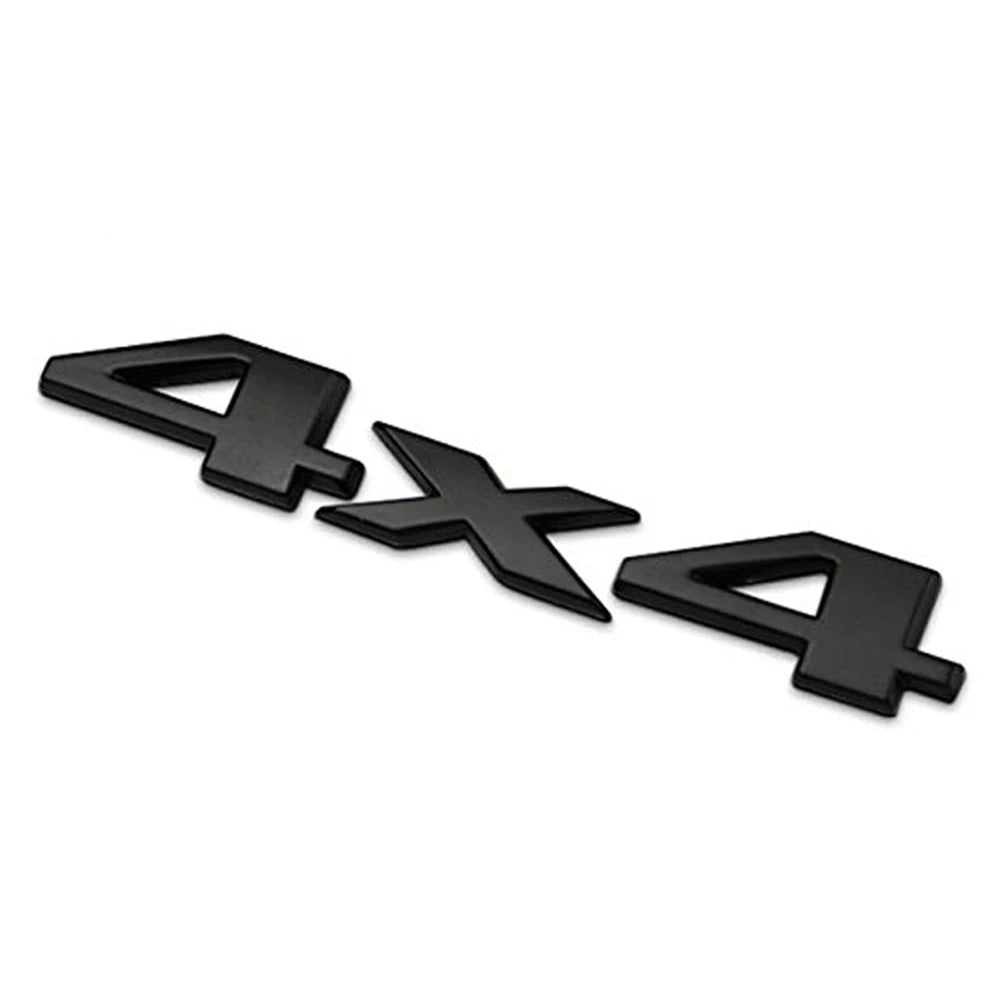 3D Chrome 4x4 Logo Decal Emblem Nameplate Badge for Jeep Liberty | Sticker