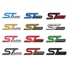 3D Metal ST Line Trunk Badge | Ford Focus / Mondeo / Kuga / Ecosport Emblem