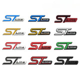 3D Metal ST Line Trunk Badge | Ford Focus / Mondeo / Kuga / Ecosport Emblem
