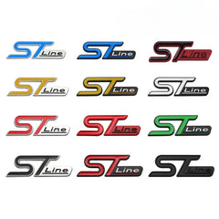 3D Metal ST Line Trunk Badge | Ford Focus / Mondeo / Kuga / Ecosport Emblem