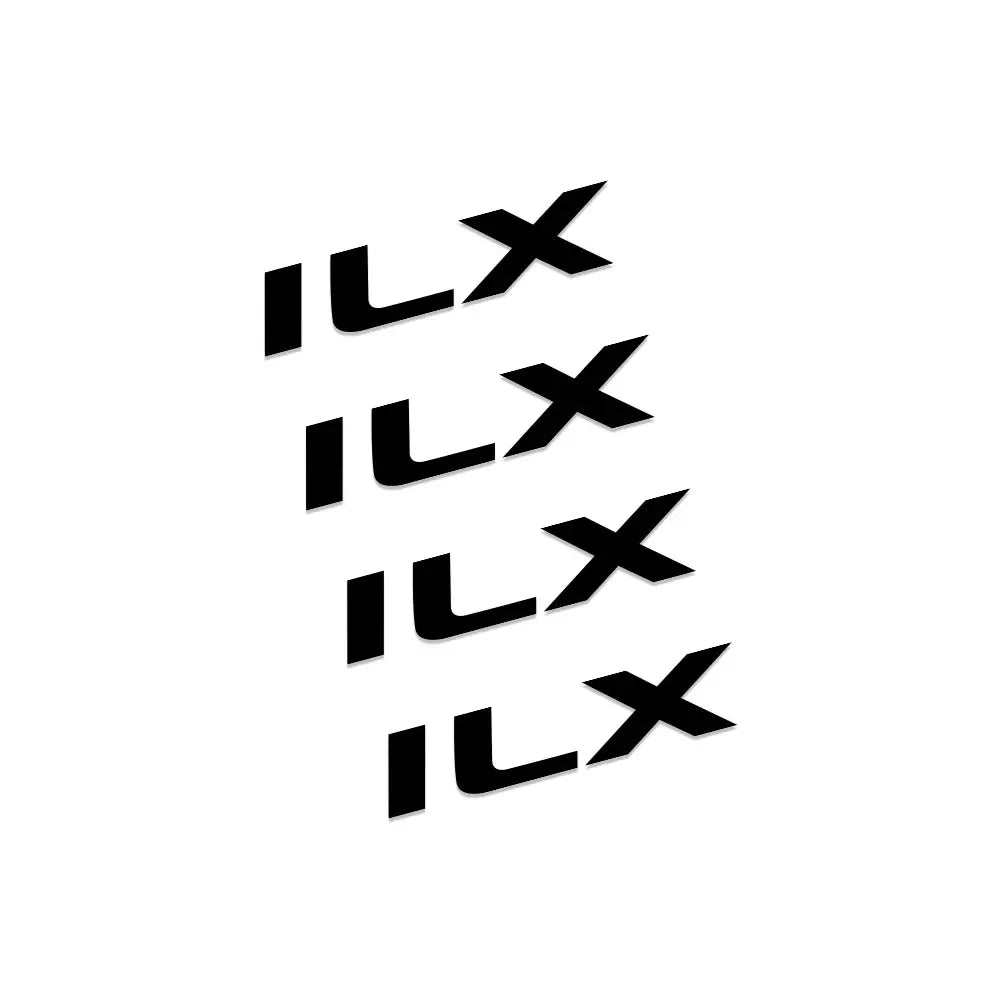 Reflective Wheel Rim Decal Stickers for Acura MDX / ILX / RDX / TLX | 4-Piece Vinyl Film Set