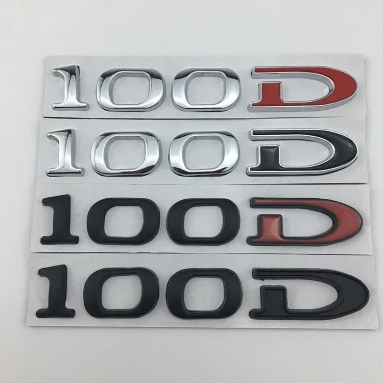 For Tesla MODEL 3 S X Y 75D 85D 90D 100D Rear Boot Trunk Tailgate Emblem Badge Sticker 3D Metal Car Styling Accessories