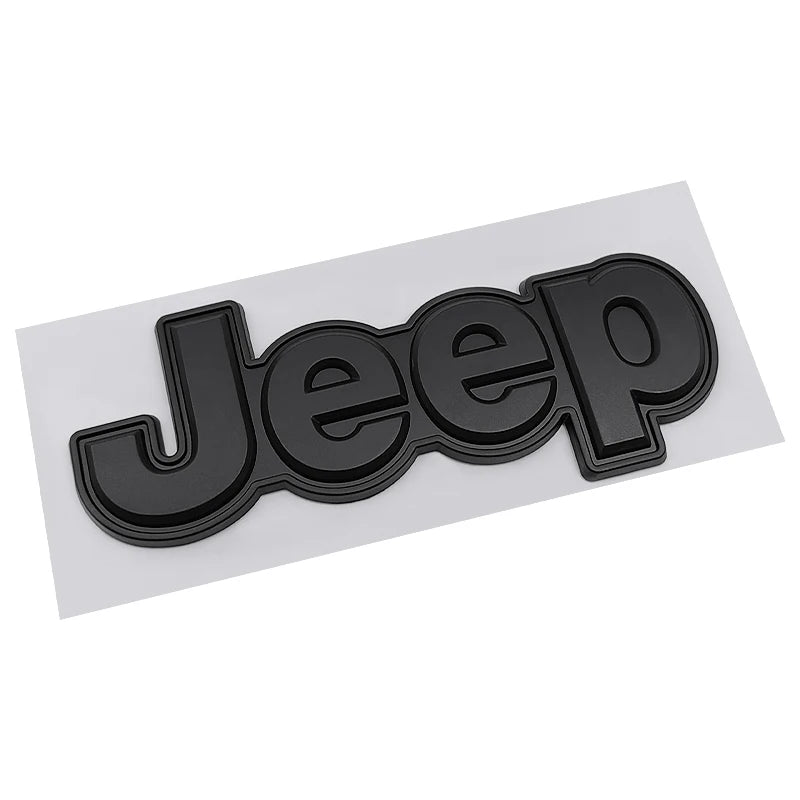 15.8cm ABS Side Body / Trunk Emblem Badge Sticker for Jeep Wrangler / Grand Cherokee | JEEP Logo