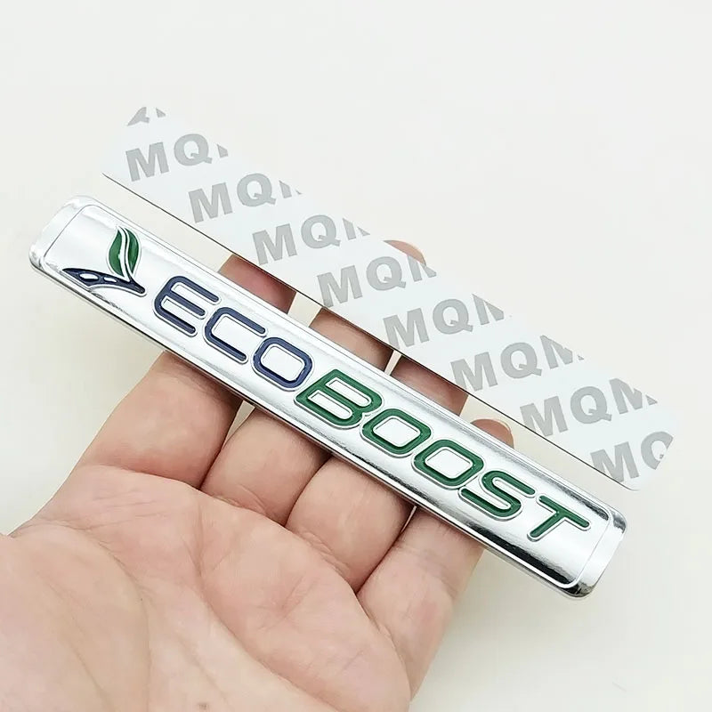 3D Metal EcoBoost Logo Emblem Badge Trunk Decal for Ford Focus / F-150 | Styling Sticker