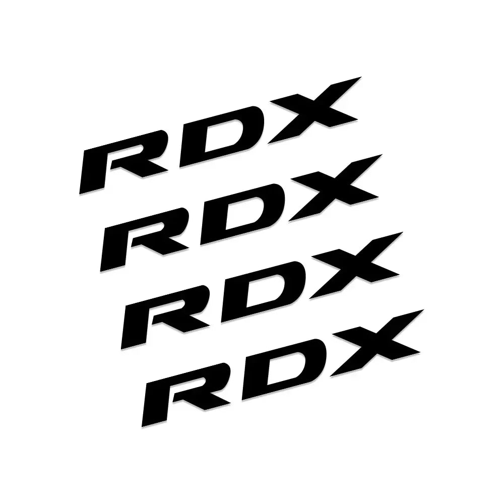 Reflective Wheel Rim Decal Stickers for Acura MDX / ILX / RDX / TLX | 4-Piece Vinyl Film Set