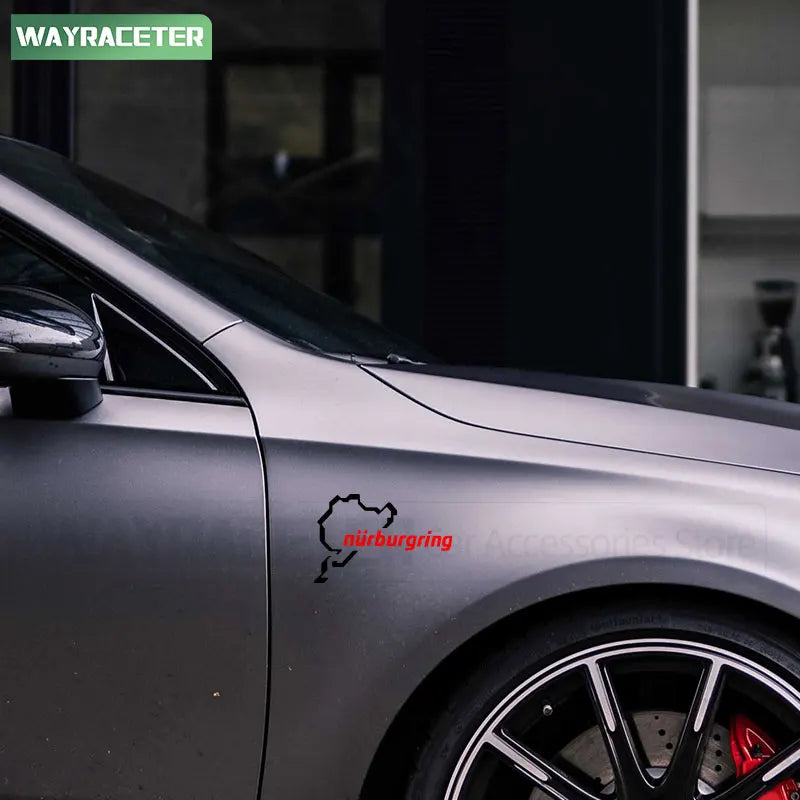 Edition 1 AMG A45 S Nürburgring Reflective Sticker | Wayraceter Window / Trunk Decal