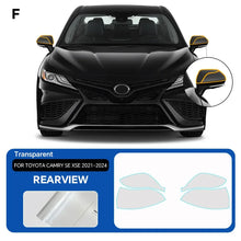Cargar imagen en el visor de la galería, Precut PPF for Toyota Camry SE / XSE (2021–2024) | TPU Headlight &amp; Mirror Paint Protection
