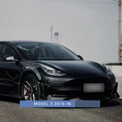 Wide Body Kit for Tesla Model 3 (2019+) | ABS Carbon Fiber Splash Guard, Mudguard & Fender Extensions