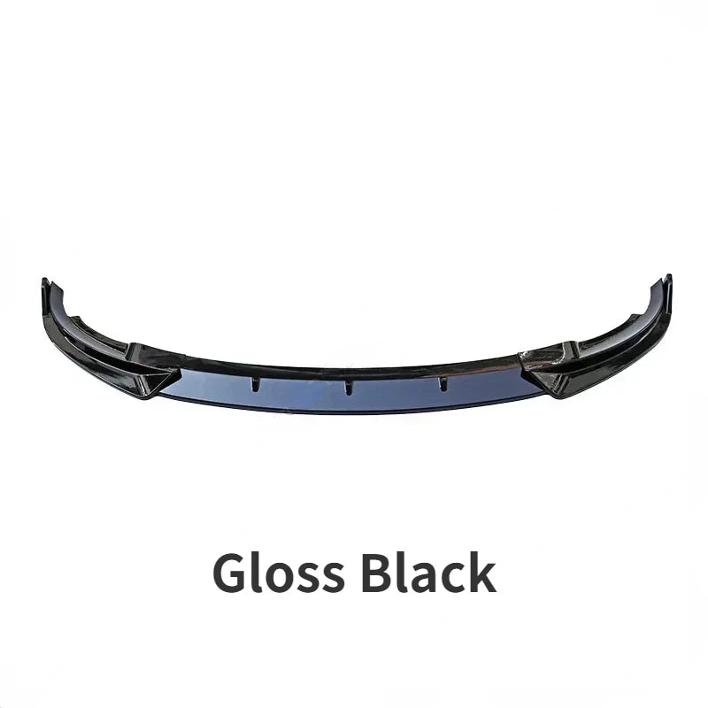 Front Bumper Lip Splitter for Tesla Model Y (2019–2024) | Carbon Look, Matte Black & Gloss Black ABS