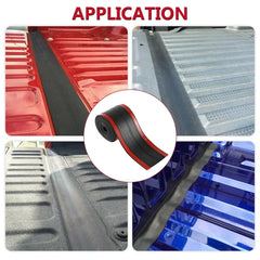 11cm Width 340cm Length Universal Rubber Truck Bed Tail gate Gap Cover Filler Strip Pickup Tail Gate Trunk Gap Sealing Strip