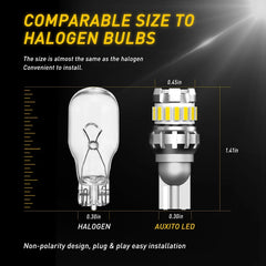 AUXITO W16W T15 T16 Canbus LED | 921 912 Error-Free 2-Pack