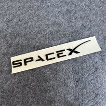 Cargar imagen en el visor de la galería, 3D ABS SPACEX Letter Emblem Badge for Tesla Rear Tailgate / Trunk | Car Sticker