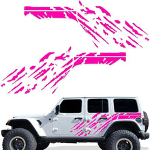 Load image into Gallery viewer, Jeep Wrangler JL 4-Door "Splash" Side Graphics Kit – 3M Vinyl Decal Wrap | 2018–2021 | Both Sides | 5 Colors