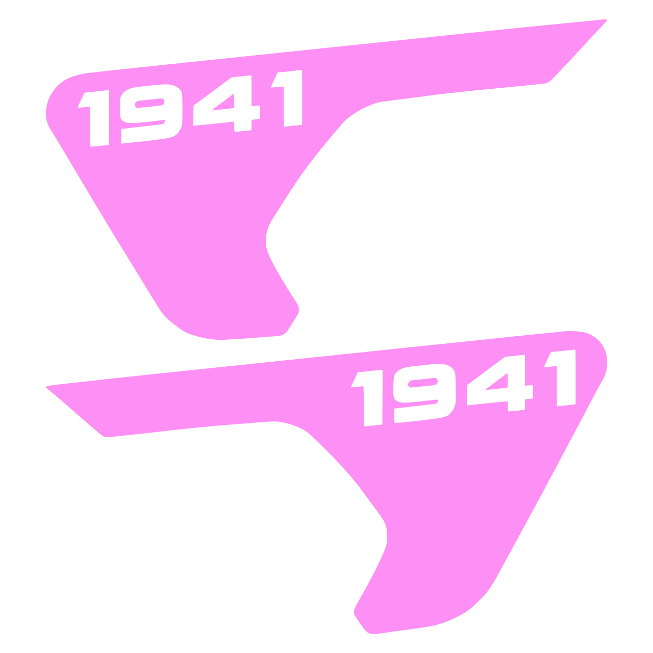 1941 Fender Vent Vinyl Sticker Fits 2018+ Jeep Wrangler JL & Jeep Gladiator JT