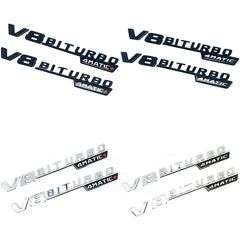 V8 Biturbo 4MATIC Fender Emblem for Mercedes C63S/E63S | Side Badge