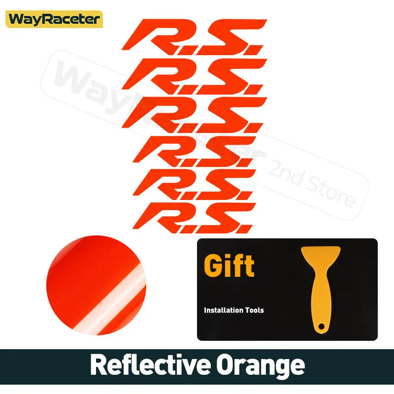 Renault Brake Caliper Decal Set – Hi-Temp Waterproof Reflective Vinyl | Megane RS, Clio, Sandero GT, Twingo, Laguna, Arkana (6 Pcs)