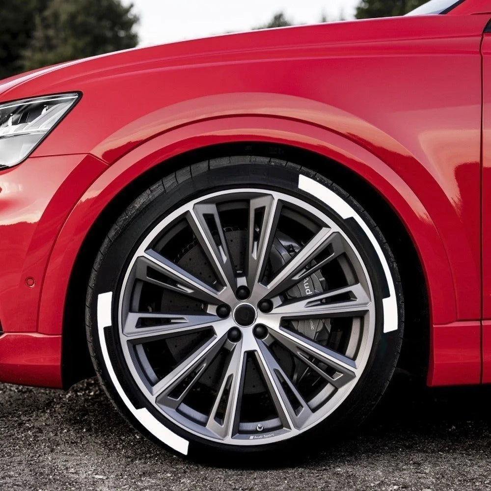4x OLPAY 3D Waterproof Brand Tire Letter Sticker | Racing Wheel
