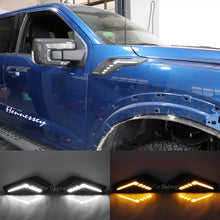 Load image into Gallery viewer, LED Fender Daytime Running Light for Ford Raptor F-150 (2022–2023) | 2-Piece DRL Turn Signal