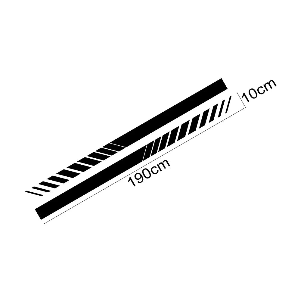 Side Door Body Trim Vinyl Film Decal for BMW E39 / E46 / E91 / M Series | 2-Piece Color Change