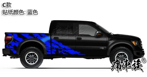 Full-Body Appearance Decoration Vinyl Kit for Ford F-150 Raptor | Custom KK Pickup Wrap