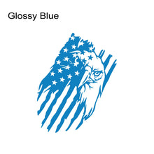Cargar imagen en el visor de la galería, American Bald Eagle Flag Tailgate Decal – Pickup Truck Vinyl Sticker | Ford F-150, Tacoma, Hilux, D-Max, Dodge Ram