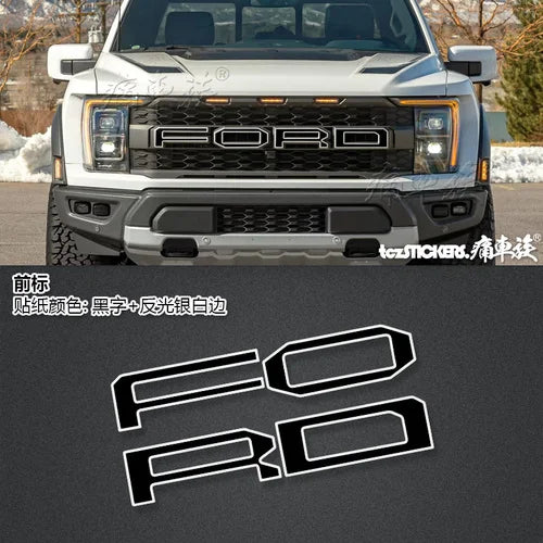 Custom Vinyl Decal Kit for Ford F-150 Raptor 3rd Gen 3.5T (2023) | Special KK Wrap