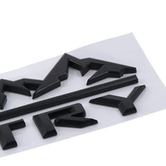 ABS High Country Logo Car Emblem Letter Style 12.01*2.95in 3D Fender Tailgate Letter Logo Badge Black Car Bumper Sticker Badge